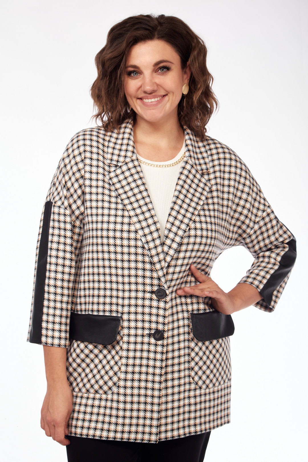 Жакет Matini 4.1481/1 бежевый - фото 5